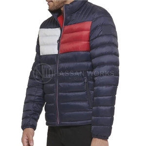 Blouson d'hiver matelassé pour homme grande taille 2026, col montant, respirant, écologique, séchage rapide, en nylon/polyester, personnalisable, haute qualité - Product Image 2