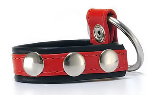 สายหนัง RD พร้อมห่วงเหล็กสำหรับผู้ชาย แฟชั่นเกย์ อุปกรณ์หนัง BDSM - Product Image 2
