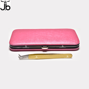 แหนบต่อขนตาสแตนเลสพร้อมโลโก้ที่กำหนดเองเพื่อการใช้งานที่ง่าย - Product Image 3