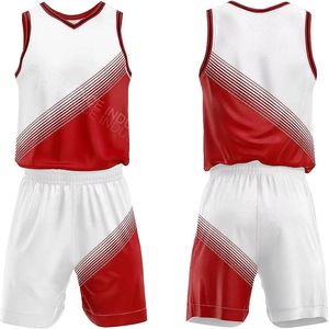 Tenue de basketball personnalisée unisexe fabriquée au Pakistan 2026 – Vêtement d'entraînement de haute qualité 100 % polyester, grande taille, respirant et séchage rapide pour l'été - Product Image 1