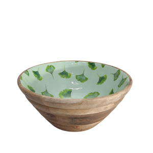 Kitchen Ware Design Wooden Bowl and Meena Work Kitchenware Bowl High Quality Round Shape Solid Brass <b>Tabletop</b> Dinnerware Bowl - Product Image 3