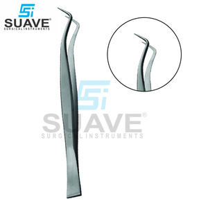 Pinzas curvas de acero inoxidable para uso médico duradero, pinzas para oreja y nariz, cuidado de la salud por INSTRUMENTOS QUIRURGICOS SUAVE - Product Image 6