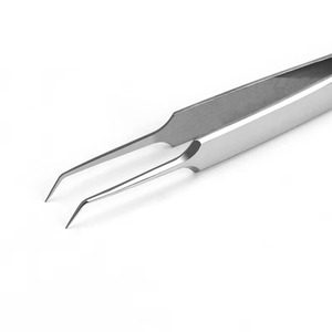 Pince à cils HERMANN MEDITECH en acier inoxydable, de luxe, de haute qualité, durable, droite, 90 degrés, pointe lisse, précision - Product Image 6