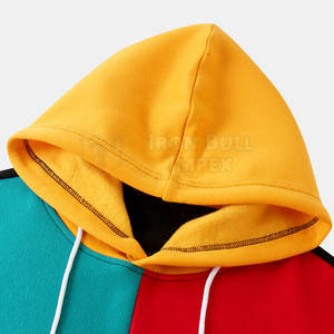 Sudaderas con capucha de contraste de color de moda del fabricante de Pakistán para hombres 100% algodón precio bajo invierno servicio OEM disponible - Product Image 3