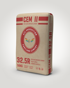 CEM II - 32.5R ATZ PORTLAND CEMENT precio barato de alta calidad y OEM disponible para la instalación de ingeniería precios al por mayor VN - Product Image 1