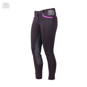 Culottes en denim personnalisées pour femmes, pantalons pour l'équitation, confortables, à fond intégral, design personnalisé, vente en gros - Product Image 5