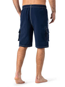 Shorts de Natación de Secado Rápido de Seda de Hielo Delgada para Verano, Shorts de Playa con Bolsillo con Cremallera Personalizados para Hombre - Product Image 2