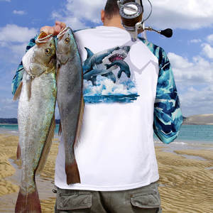2025 nuevo diseño personalizado Logo hombres pesca camisas venta al por mayor cómodo hombres pesca camisas para la venta - Product Image 3