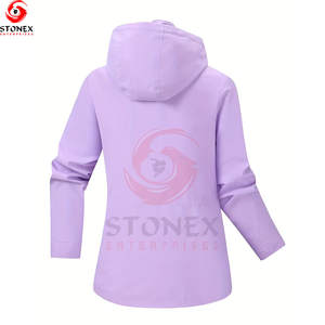 Chaqueta Softshell Nueva con Diseño de Logotipo Personalizado, Ropa de Invierno para Mujer, Cortavientos, Impermeable, Transpirable, con Capucha, Forrada, con Cierre, Tallas Grandes - Product Image 2