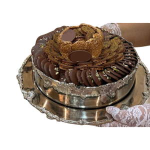 Top Quality Metal <b>Bowl</b> <b>Desserts</b> Sweets Serving Dish Elegant Design Silver Chocolate Serving <b>Bowl</b> For Special Occasions Or Events - Product Image 5