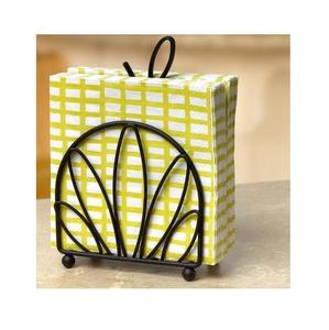 Soporte de tejido de alambre de metal de estilo vintage rústico para la decoración de la cocina y el baño del hogar con un fuerte diseño elegante hecho a mano - Product Image 6