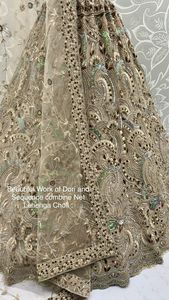 Filet d'usure de mariage avec multi-fils Lehenga Choli Fabricant et fournisseur de Surat au dernier taux - Product Image 3