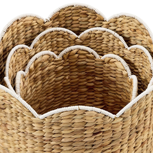 Natural Seagrass Storage <b>Basket</b> <b>Large</b> Size Round Kitchen & Bathroom Clothing Bag Wholesale - Product Image 4