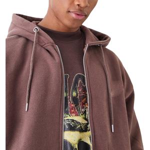 เสื้อฮู้ดซิปผ้าฟลีซฟอกสีสไตล์ยูนิเซ็กซ์ ขายดีประจำปี 2025 ไซส์พลัส ปักลาย ทรงโอเวอร์ไซส์ แห้งเร็ว ระบายอากาศได้ดี - Product Image 5