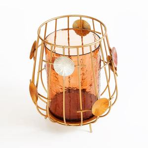 Luxury Metal <b>Candle</b> Stand with Unique Design <b>for</b> Dinner Room Wood Candleholders <b>Lanterns</b> <b>Candle</b> Jars - Product Image 1