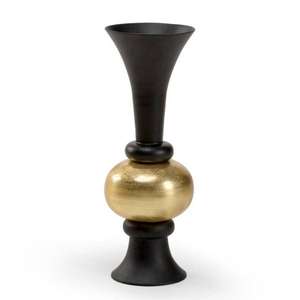 Jarrón de flores negro de Pilar Simple, accesorios de decoración Interior para el hogar, jarrones de flores de plantas artificiales decorativas, maceta de mesa - Product Image 4