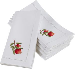 Serviettes en tissu de broderie serviettes de table lavables douces réutilisables pour la table à manger OEM de dîner de famille de fête de mariage - Product Image 2