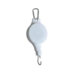Panier <span class=keywords><strong>suspendu</strong></span> rétractable <span class=keywords><strong>de</strong></span> 20 à 90 cm, poulie <span class=keywords><strong>de</strong></span> suspension, <span class=keywords><strong>pot</strong></span> <span class=keywords><strong>de</strong></span> fleurs <span class=keywords><strong>de</strong></span> jardin, mangeoires à oiseaux, serre, intérieur, extérieur, crochet <span class=keywords><strong>de</strong></span> bassin - Product Image 6