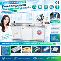 Machine de collage automatique 3 axes 2K AB pour l'éclairage LED, la distribution de résine époxy, les modules LED, les bandes et les composants électroniques