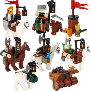 For Lego Moc Medieval Construction Set 1:8 Scale <b>Plastic</b> DIY Assemble Building <b>Blocks</b> for Kids Kids Construction Toy - Product Image 3
