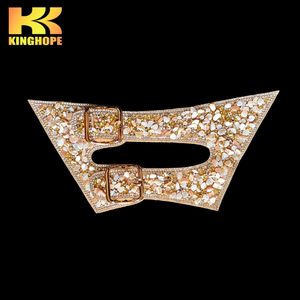 Sandalias de Mujer Kinghope Directas de Fábrica con Tira Tejida y Adorno de Pedrería, Estilo Moderno para Dama - Product Image 2