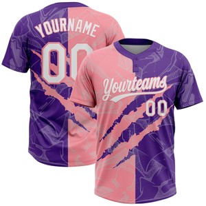 Maillot de baseball à deux boutons 100% polyester Impression numérique Respirant Commande en gros disponible - Product Image 6