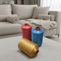 Fil de polyester ATY à haute résistance des couleurs, durable, résistant à l'abrasion et aux déchirures, force standard, recyclable, vierge
