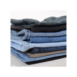 Guangzhou Foshan fábrica barata tela de mezclilla de sarga precios 10s algodón Spandex tela de mezclilla elástica para la venta - Product Image 4