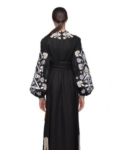 เดรสยาวสไตล์ยูเครนสำหรับผู้หญิงแฟชั่นหรูหราสินค้าออกใหม่ฤดูร้อน - Product Image 4