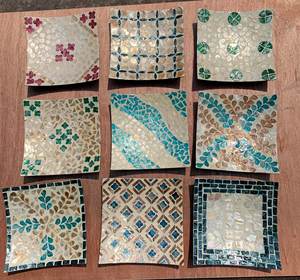 Best seller Plateaux Rotin Rond Avec Poignées Bois et Fond par Nacre - Product Image 1