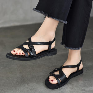 Chaussures plates et richelieu en cuir souple pour femmes, confortables à enfiler, idéales pour le bureau, les occasions décontractées, les soirées et la marche quotidienne - Product Image 1