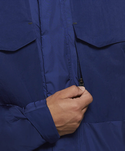 Custom High Quality Men's 100% Nylon <b>Waterproof</b> <b>Jacket</b> Regular Sleeve and <b>Thin</b> Coating High Street Style for Winter - Product Image 3