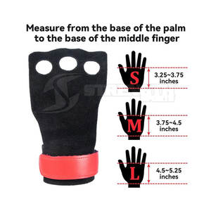 Poignées de gymnastique en cuir de haute qualité, support pour les mains pour le cross-training - Product Image 5