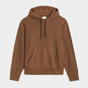 เสื้อฮู้ดปักลายสำหรับผู้ชาย บุด้วยผ้าอุ่น 100% ผ้าฝ้าย เหมาะสำหรับการฝึกกีฬา เดินเล่นกลางแจ้ง ท่องเที่ยวในฤดูหนาว และกิจกรรมวันหยุดสุดสัปดาห์ - Product Image 4