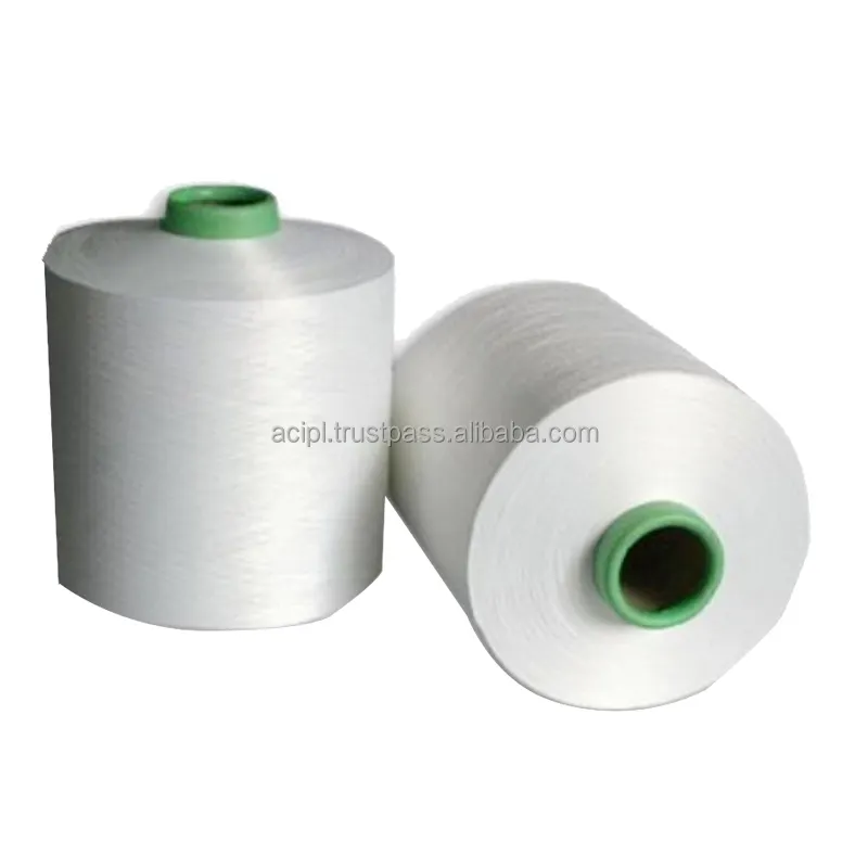 Fil de filament de Denier teint en Dope coloré pour tissage de polyester, exportateurs indiens