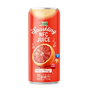 330ml can VINUT Blood Orange sparkling juice Carbonated Drinks Manufacturer Directory
