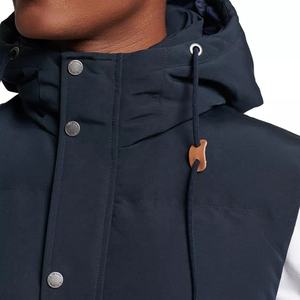 Chaleco de plumón para hombre, chaqueta de gran tamaño con logotipo de marca personalizado, producto nuevo - Product Image 4