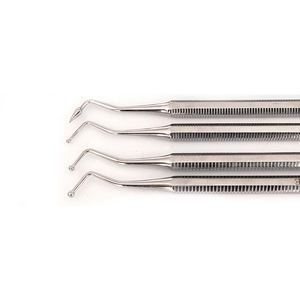 Espátula Manual para Obturaciones Dentales, Herramienta para Rellenos de Composite, Instrumento para Amalgama, Espátula de Plástico de Doble Extremo de Acero Inoxidable - Product Image 5