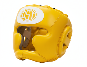 Casque de boxe en cuir sur mesure de haute qualité pour l'entraînement au MMA, avec un design durable et écologique et un logo personnalisé - Product Image 1