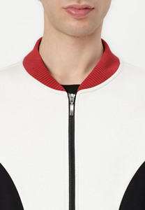 Latest Stylish Red Ribbed collar With Cuff <b>Varsity</b> <b>Jacket</b> For <b>Men</b> Button Letterman College Baseball <b>Bomber</b> <b>Jacket</b> - Product Image 3