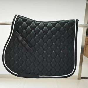 Juego de almohadillas negras para SILLÍN de doma equina, combinación perfecta para saltar y estilos occidentales, diseño de sublimación relleno de algodón - Product Image 5