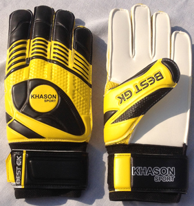 NOUVEAUX GANTS DE GARDIEN PROFESSIONNEL AVEC PROTECTION DES DOIGTS GANTS DE GARDIEN POUR ENFANTS ADULTES ENTRAÎNEMENT DE FOOTBALL LATEX ÉPAIS LISSE - Product Image 2