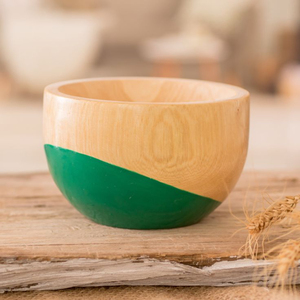 Superior Quality Wooden and Resin Tabletop Food Serverware Bowl Home and Kitchen <b>Dinnerware</b> for Party Occasions - Product Image 4