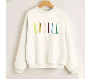 Sudaderas Personalizadas para Mujer, Cuello Redondo, Poliéster/Algodón, Secado Rápido, Transpirables, Tallas Grandes XS, con Logotipo Bordado para Invierno - Product Image 6