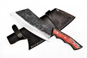 Acero artesanal internacional logotipo personalizado aceptado cuchillo de carnicero de acero al carbono forjado a mano para cortar carne cuchillo de cocina Chefs - Product Image 4