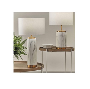 Hotel Restaurant Decoration Fabric Shade brass Metal Table <b>Lamps</b> Wholesale Manufacturer Custom Handmade Design Metal Table <b>Lamps</b> - Product Image 4