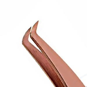 Pince à épiler en acier inoxydable de haute qualité à marque privée, pointe lisse, prise en main parfaite, réutilisable, emballage personnalisé, service OEM, cils - Product Image 3