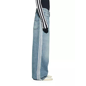 Low Moq Fabricante de alta calidad Baggy Jeans Hombre Loose Fit Jeans Hombres Lavado ácido Straight Wide Leg Washed Denim Jeans 2026 - Product Image 4