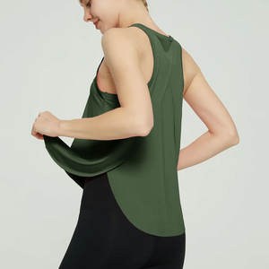 Débardeurs d'entraînement de yoga tricotés respirants pour femmes pour sports décontractés course à pied et vêtements de fitness courts - Product Image 2