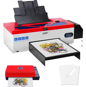 Nueva impresora PLK DTF con alimentador de rollo y 2 años de suministro de tinta A3 L1800 máquina impresora de transferencia con sistema de circulación de tinta blanca - Product Image 1